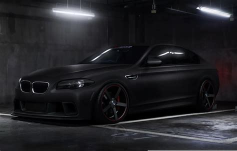 Wallpaper car, tuning, BMW, black, tuning, bmw m5, rechange, matte ...