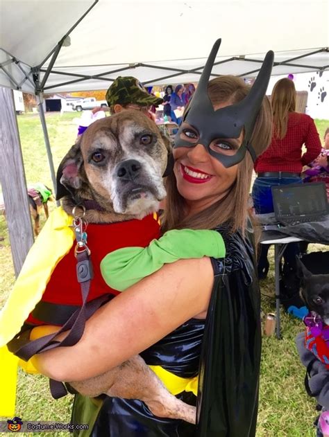 Batman & Robin - Pet and Owner Costume | Best Halloween Costumes