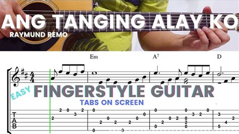 Ang Tanging Alay Ko | Easy Fingerstyle Guitar Tutorial with Tabs On ...