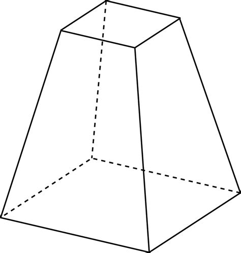 Frustum Of A Rectangular Pyramid | ClipArt ETC