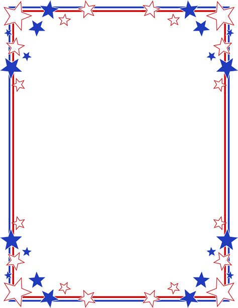 Free Printable 4Th Of July Stationery - Free Printable