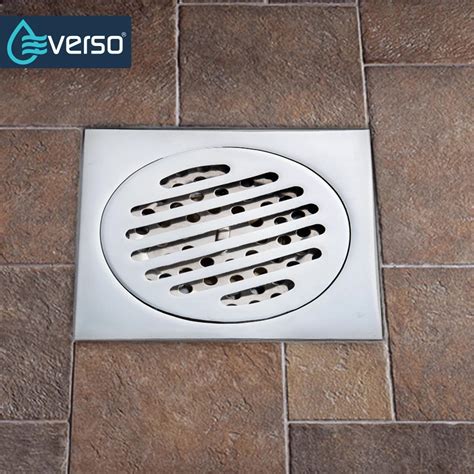 Everso Floor Drain Cover drain hair catcher Waste Grates Bathroom ...