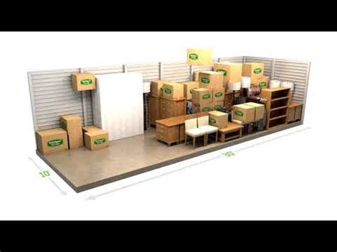 10x30 Storage Unit - YouTube