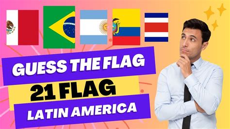 GUESS THE FLAGS OF 21 LATIN AMERICAN COUNTRIES #flagquiz #quiz #lovequiz - YouTube