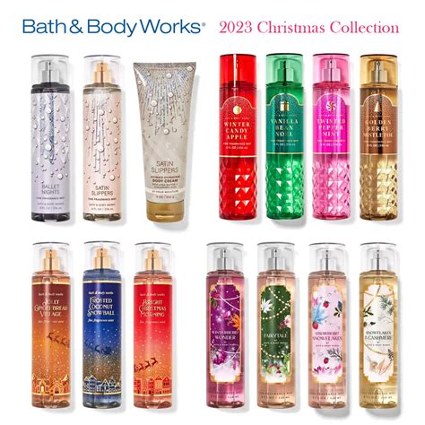 Bath & Body Works Christmas Collection body fragrances - The Perfume Girl