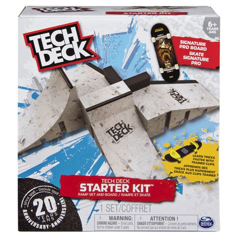 Tech Deck - Starter Kit - Ramp Set with Exclusive Board and Trainer ...