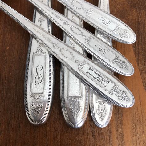 6pc. Set 1921 Community Plate Grosvenor Pattern, Vintage Silverware ...