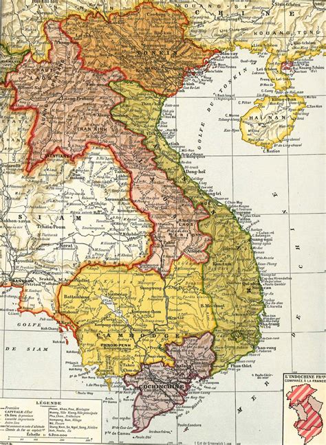 Mapa - La Cochinchina Francesa [The French Cochinchina]