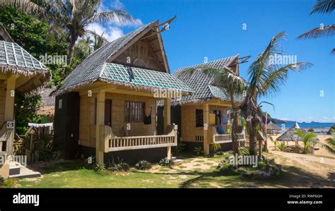 Beach Cottages in Puraran, Catanduanes - Philippines Stock Photo - Alamy