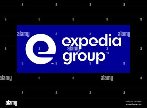 Expedia Group, Logo, Black background Stock Photo - Alamy