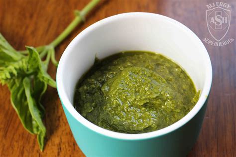 Nut Free Pesto - Allergy Superheroes Blog