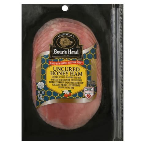 Boar's Head Uncured Honey Ham, 8 oz - Kroger