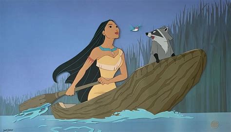 Walt Disney Studio Artists - Pocahontas, Just Around the River Bend: Limited Edition Hand ...