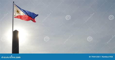 Philippine Flag stock photo. Image of luneta, philippine - 79441250