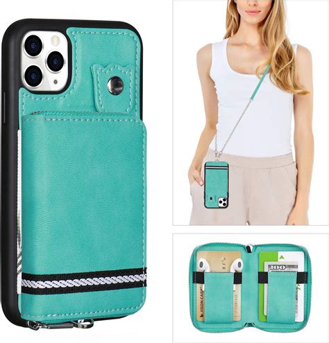 Amazon.com: Upgraded Crossbody Wallet Case for iPhone 11 Pro Max ...