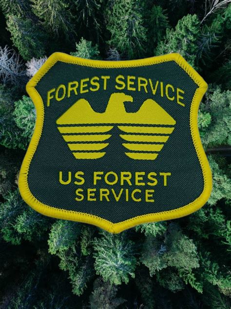 US Forest Service Patch Nähen auf oder Eisen auf Patch 35 | Etsy