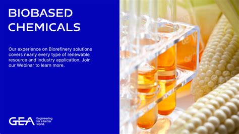 Biobased chemicals - GEA webinars