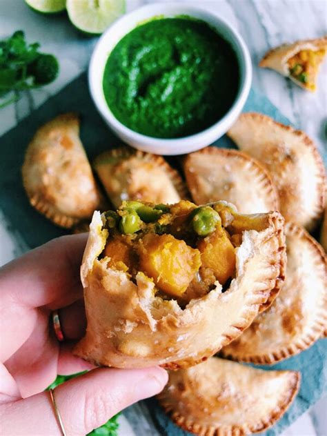 Curried Sweet Potato Empanadas with Green Chutney | Recipe | Sweet potato empanadas, Potato ...