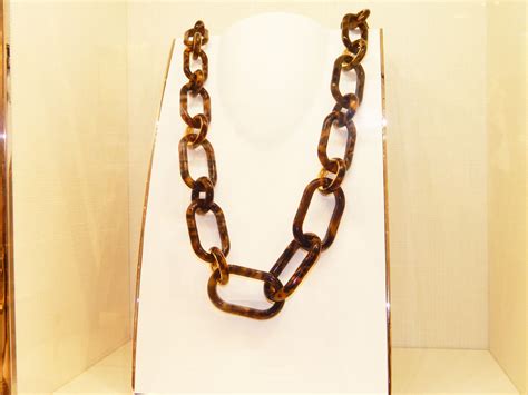 tortoiseshell chain-link necklace Chain Link Necklace, Tortoise Shell, Michael Kors, Store ...