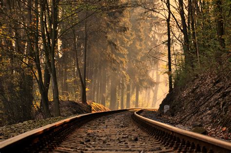 Autumn And Railroad Tracks Wallpapers - Wallpaper Cave