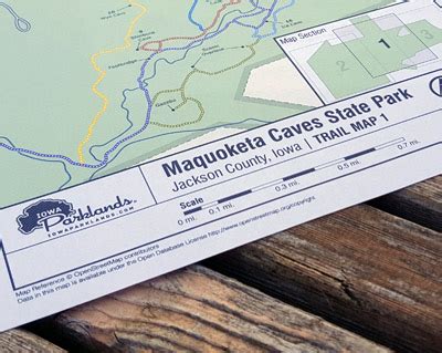 Maquoketa Caves State Park Trail Map | Iowa Parklands