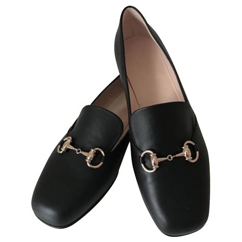 gucci shoes new Black Leather ref.133002 - Joli Closet