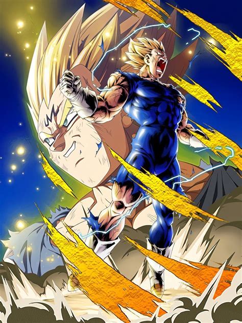 Majin Vegeta Dragon Ball Z Dokkan Battle Legends Wallpaper | Dragon ball z, Anime dragon ball ...