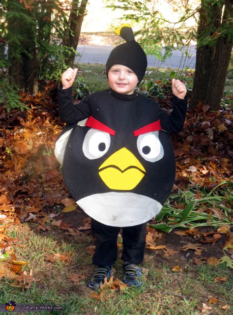 Black Angry Bird Bomb Costume | Best DIY Costumes