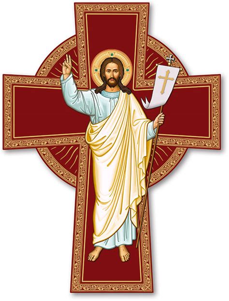 Icon Crucifixes: Risen Christ Cross | Monastery Icons