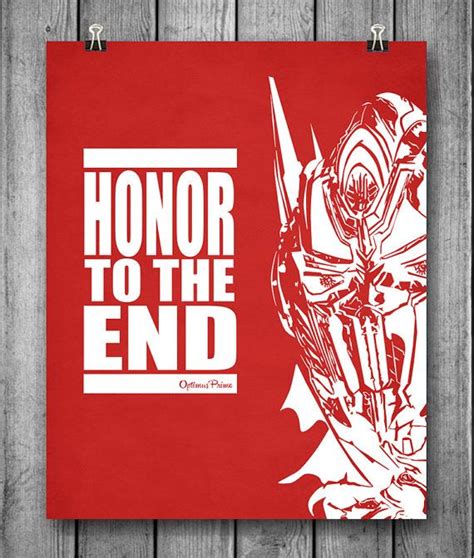 Transformers Movie Unofficial Poster Honor to the End by inkofme, $15.00 | Kutipan