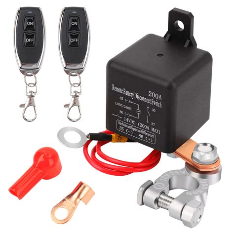 Buy Remote Battery Disconnect Switch Upgraded Kill Switch for Car Truck DC12V 200A Remote ...