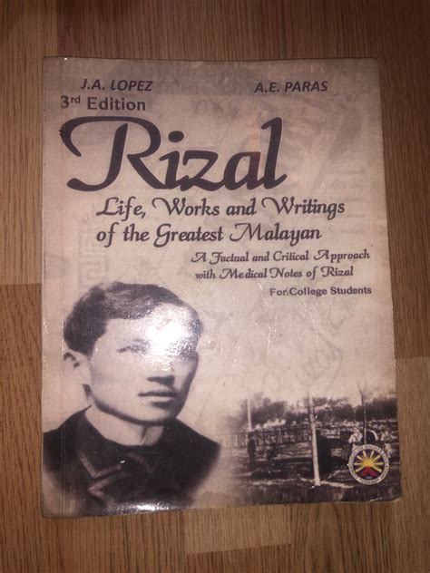 Rizal Life, Works and Writings of the Greatest Malayan 3rd Edition, Hobbies & Toys, Books ...