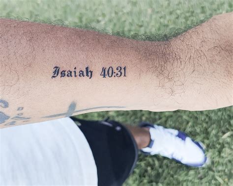 Isaiah 40 31 Eagle Tattoo