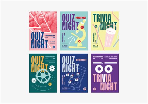 Quiz Night | Poster Collection on Behance