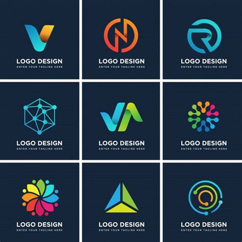 Descarga gratis vectores de Conjunto de plantillas de diseño de logotipo moderno | Logo design ...