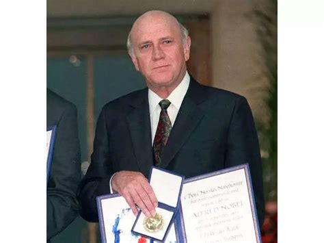 de klerk: Late SA President FW de Klerk's Nobel Peace Prize medal stolen from his Cape Town home ...