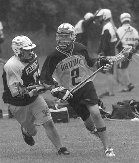 Male lacrosse players in protective gear. Photograph courtesy of US... | Download Scientific Diagram