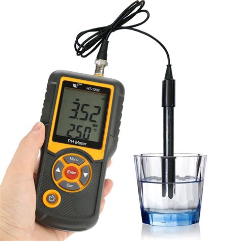 Ht-1202 digital ph meter with atc water ph test meter with 0-14 ph measure range high accuracy 0 ...