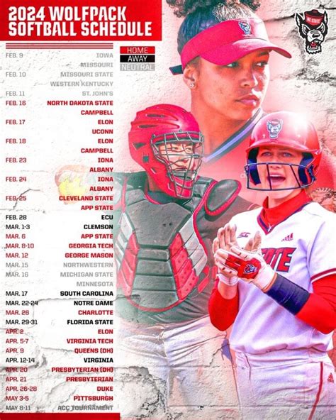 Nc State Schedule 2024-25 - Fredi Jo-Anne