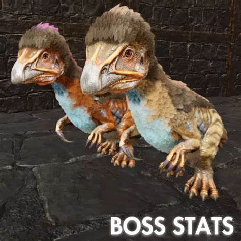 ARK ASCENDED THERIZINOSAURUS High Level Boss Stats PVE XBOX PS5 PC Baby ...