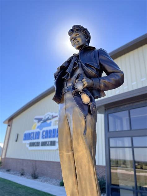 The Statue - Amelia Earhart Hangar Museum