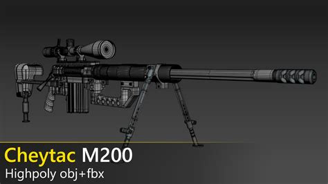 ArtStation - Cheytac M200 - Highpoly | Resources