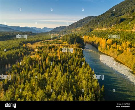 Aerial photo of nimpkish valley on northern vancouver island hi-res stock photography and images ...