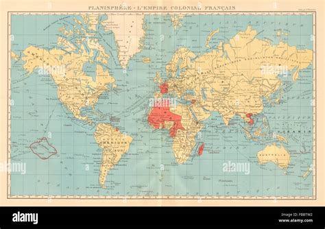 French Colonial Empire Map