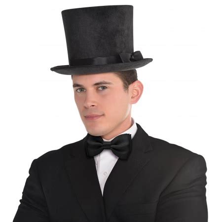 Deluxe Black Top Hat Costume Accessory