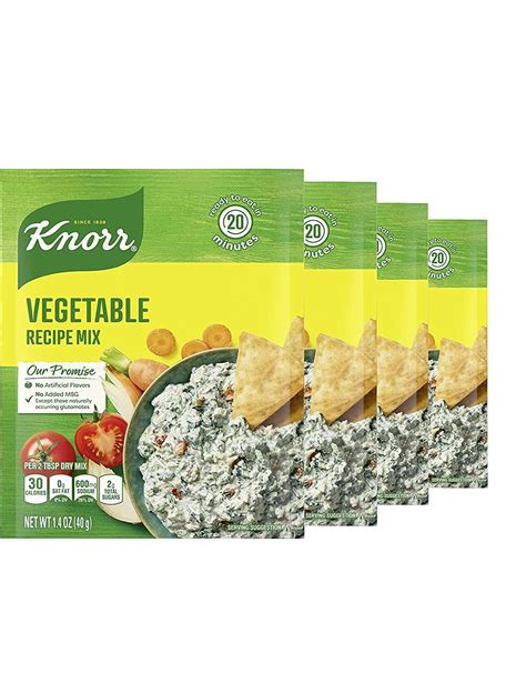 Knorr Soup Mix and Recipe Mix For Soups, Sauces and Simple Meals Vegetable No Artificial Flavors ...