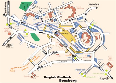 Bergisch Gladbach Tourist Map - Bergisch Gladbach Germany • mappery