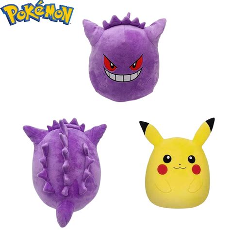 Pokemon Pikachu Gengar Squishmallow Charmander Christmas Reindeer Plush ...