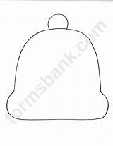 Blank Winter Hat Template sketch template