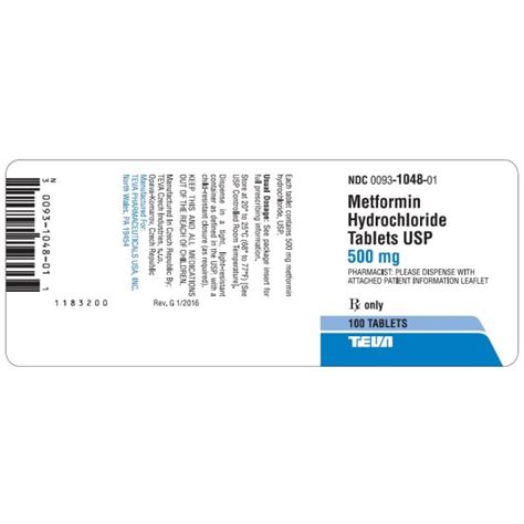 METFORMIN HCL 500MG - RX Products